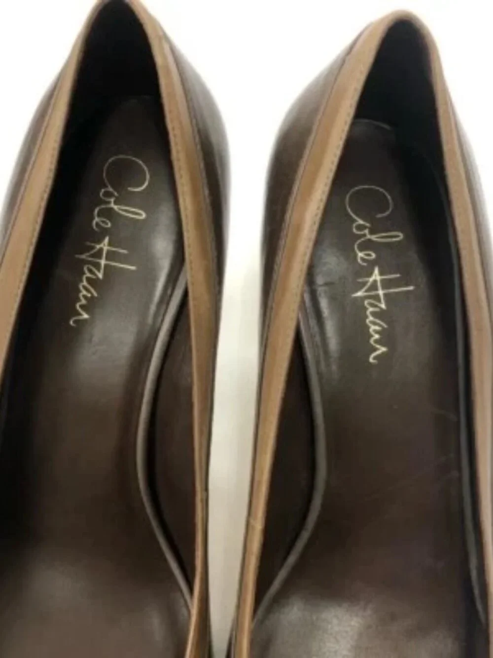 EUC Cole Haan Elegant Leather Brown Heel Size 9.5